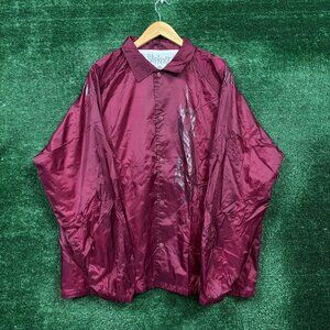 Slipknot Logo Heavy Metal Band Button Up Windbreaker Size XXL